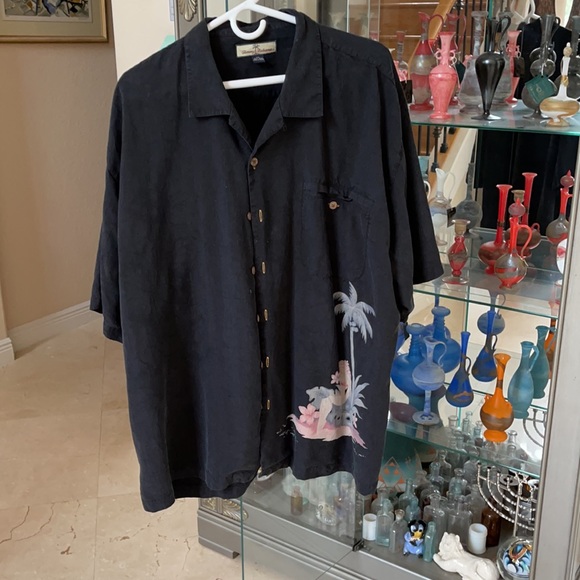 SOLD!!!!!! Lot of 4 Tommy Bahama XXL silk shirts - Picture 3 of 8